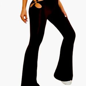 BRAND NEW Hilinker Women's Cut Out High Waisted Pants Flare Stretchy
Bootcut